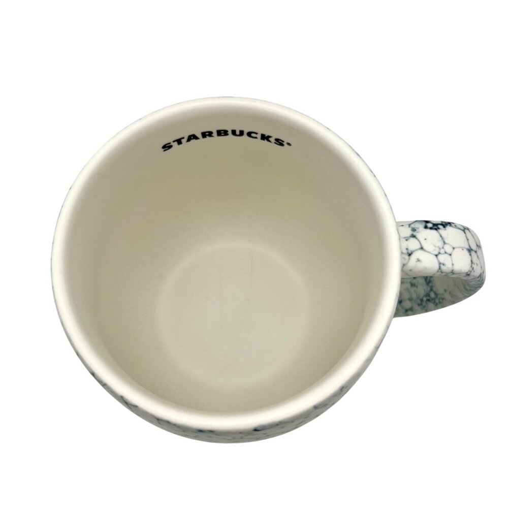 Starbucks Mug Blue and White Bubble Marble Ceramic 14 Fl Oz - Picture 2 of 6